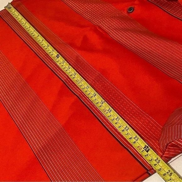 Grand Slam Shirt Mens 2XB Golf Polo Lightweight Short Sleeves Red Striped - Picture 8 of 9